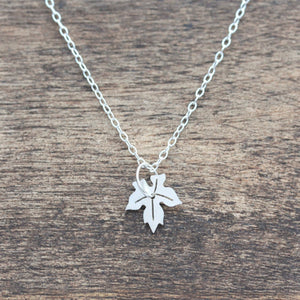 Tiny Maple Leaf Necklace