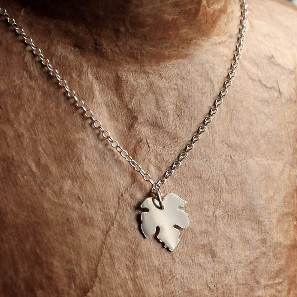 Sycamore Leaf Necklace
