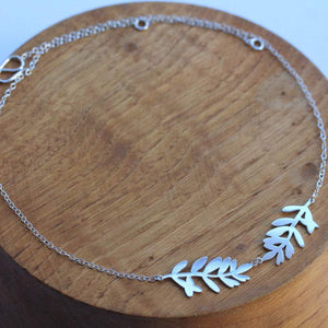 Lavender Leaf Necklace