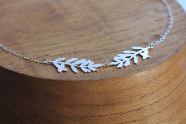 Lavender Leaf Necklace